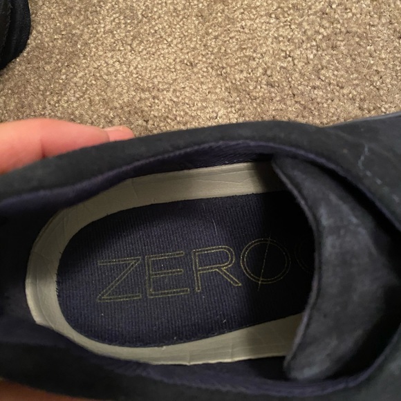 Cole Haan Men’s Zero Grand Navy Suede Shoes - Picture 6 of 9